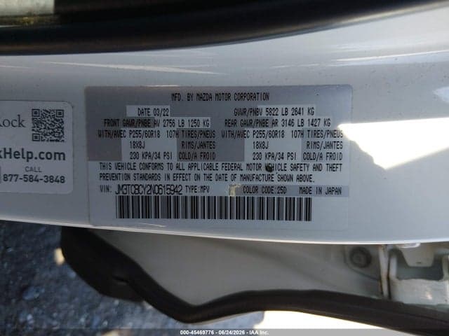 2022 MAZDA CX-9 TOURING 9