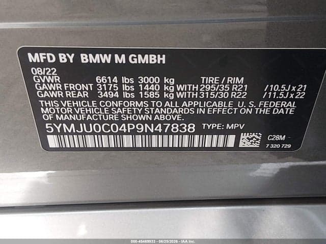 2023 BMW X5 M 9