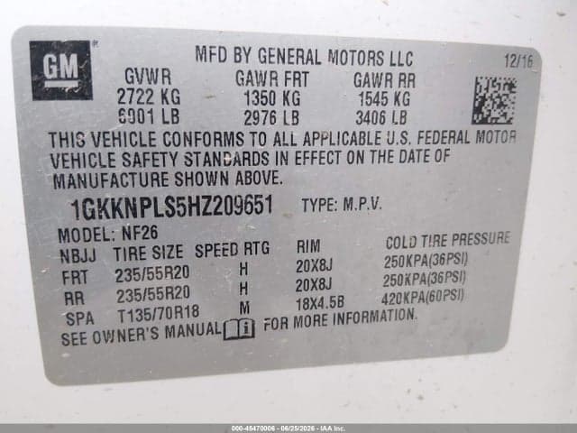 2017 GMC ACADIA DENALI 9