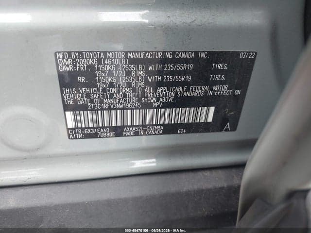 2022 TOYOTA RAV4 XLE PREMIUM 9