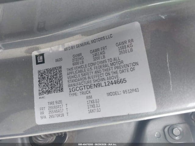 2020 CHEVROLET COLORADO 4WD SHORT BOX Z71 9