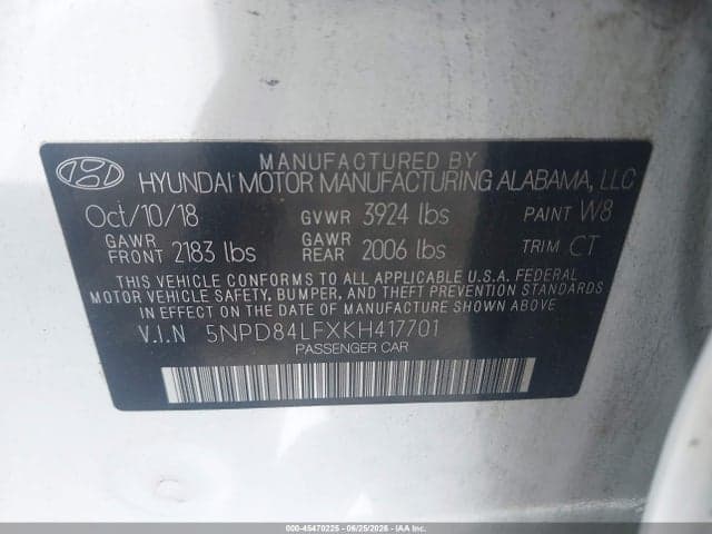 2019 HYUNDAI ELANTRA SEL 9