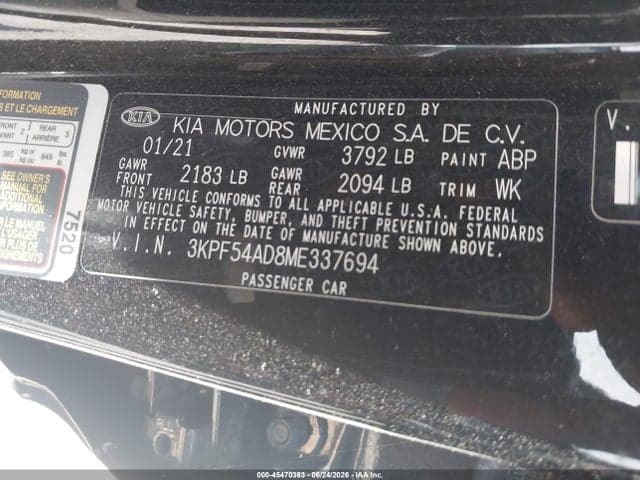 2021 KIA FORTE EX 9