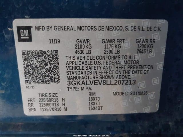 2020 GMC TERRAIN AWD SLT 9