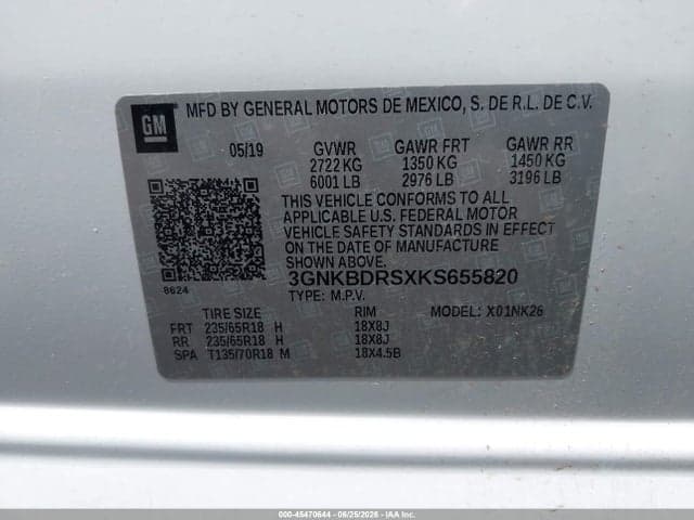 2019 CHEVROLET BLAZER 9