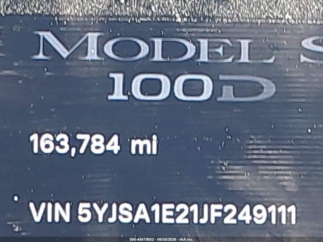 2018 TESLA MODEL S 100D/75D/P100D 7