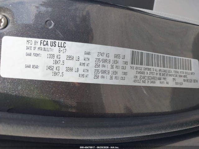 2017 CHRYSLER PACIFICA TOURING-L 9