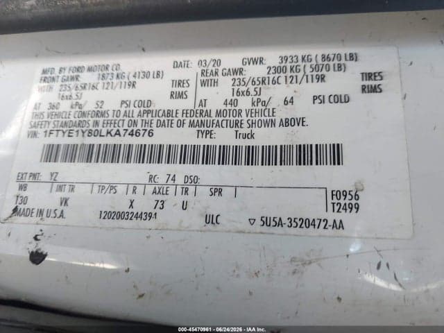 2020 FORD TRANSIT-150 9
