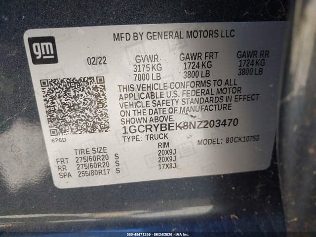 2022 CHEVROLET SILVERADO 1500 LTD 4WD STANDARD BED CUSTOM 9