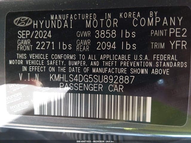 2025 HYUNDAI ELANTRA SEL CONVENIENCE 9