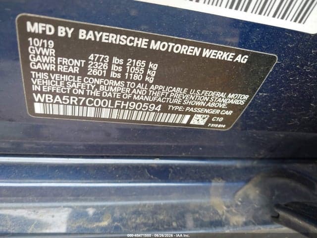 2020 BMW 330I XDRIVE 9
