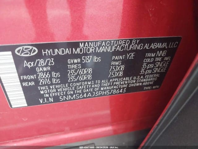 2023 HYUNDAI SANTA FE XRT 9