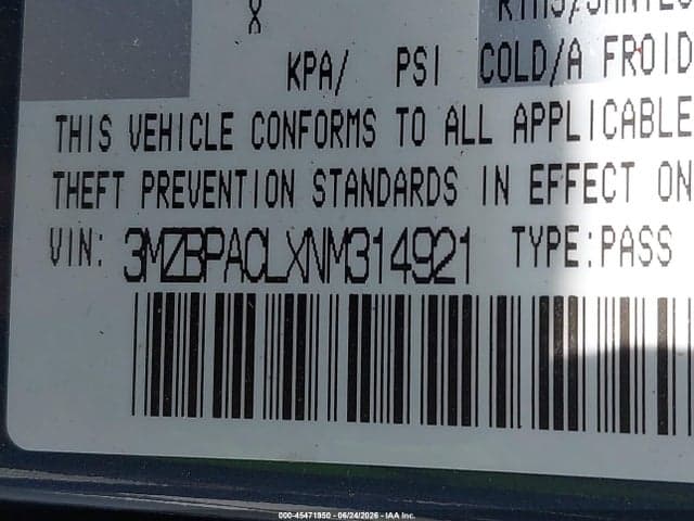 2022 MAZDA MAZDA3 CARBON EDITION 9