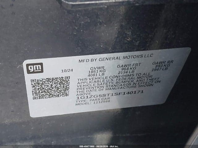 2025 CHEVROLET MALIBU FWD RS 9