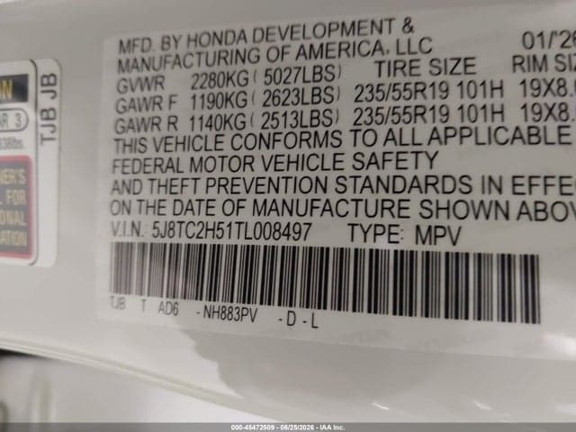 2026 ACURA RDX TECHNOLOGY 9