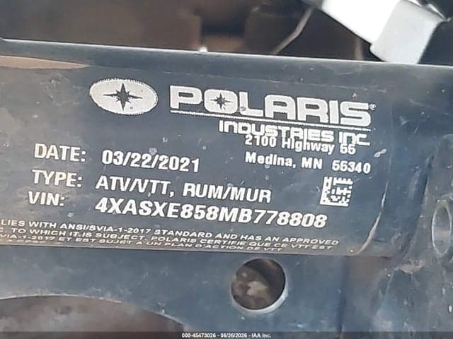 2021 POLARIS SPORTSMAN 850 PREMIUM 10