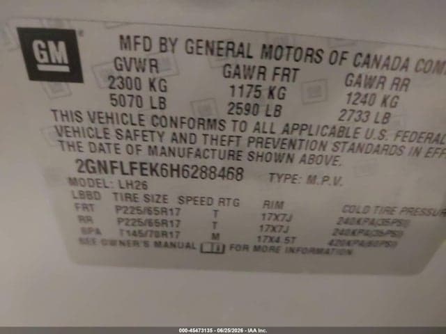 2017 CHEVROLET EQUINOX LT 9