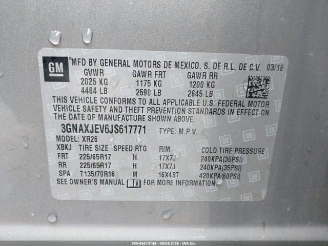 2018 CHEVROLET EQUINOX LT 9