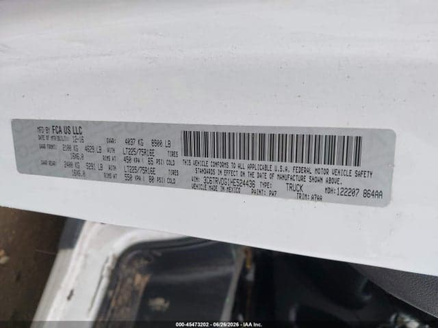 2017 RAM PROMASTER 2500 HIGH ROOF 159 WB 9