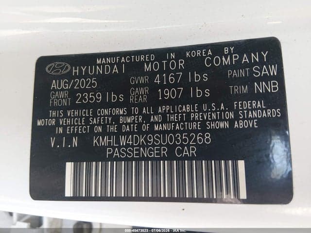 2025 HYUNDAI ELANTRA N 9
