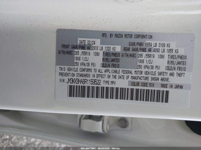 2024 MAZDA CX-90 PHEV PREFERRED 9
