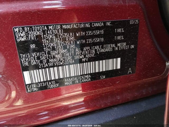 2025 TOYOTA RAV4 XLE PREMIUM 9