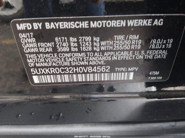 2017 BMW X5 XDRIVE35I 9