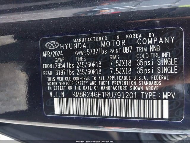 2024 HYUNDAI PALISADE SEL 9