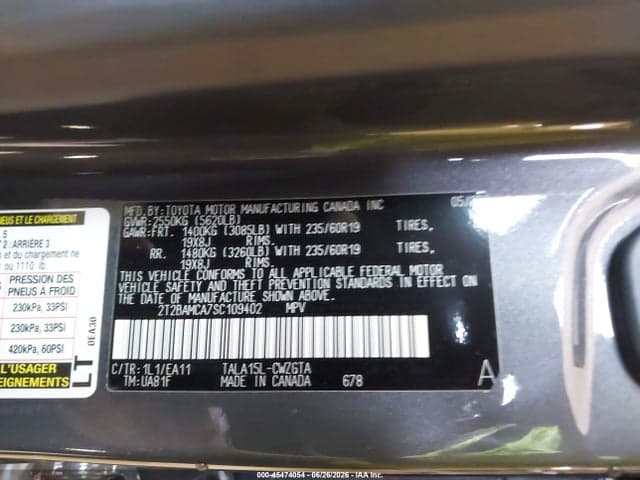 2025 LEXUS RX 350 PREMIUM 9