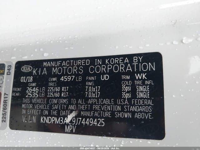 2018 KIA SPORTAGE LX 9