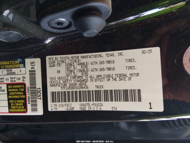 2025 TOYOTA TUNDRA SR5 9
