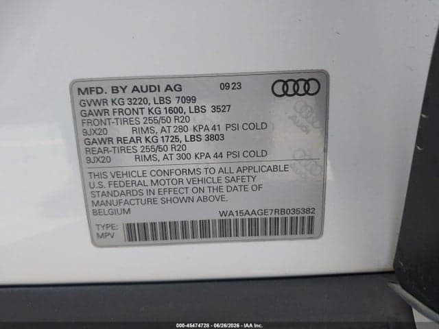 2024 AUDI Q8 E-TRON PREMIUM PLUS QUATTRO 9