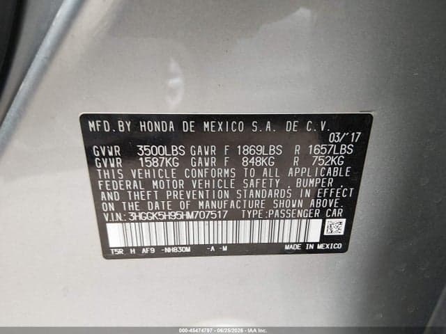 2017 HONDA FIT EX-L 9