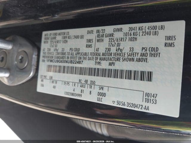 2022 FORD ESCAPE SE 9
