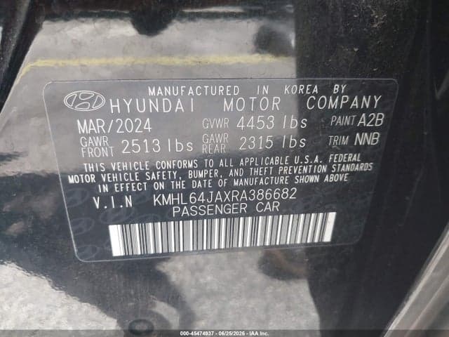 2024 HYUNDAI SONATA SEL 9