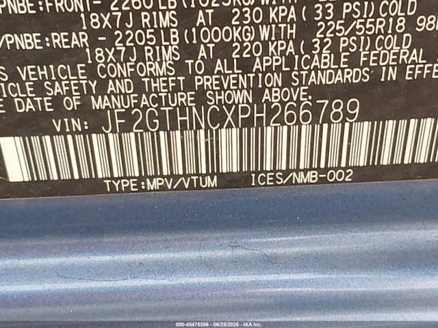 2023 SUBARU CROSSTREK LIMITED 9