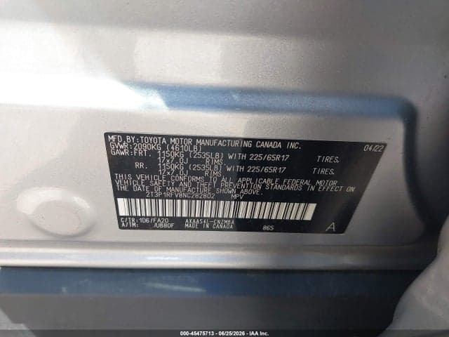 2022 TOYOTA RAV4 XLE 9