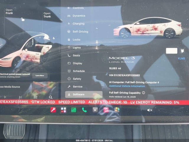 2025 TESLA MODEL 3 LONG RANGE REAR-WHEEL DRIVE/STANDARD REAR-WHEEL DRIVE 7