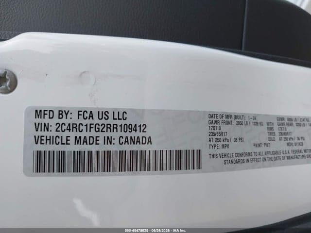 2024 CHRYSLER PACIFICA TOURING 9