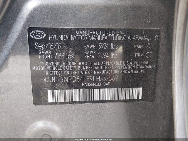 2020 HYUNDAI ELANTRA VALUE EDITION 9