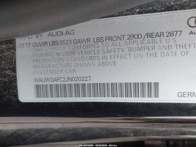 2018 AUDI A7 3.0T PREMIUM PLUS 9