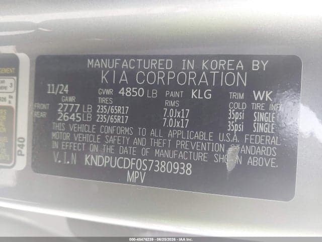 2025 KIA SPORTAGE LX 9