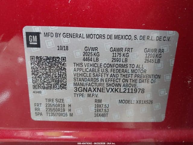 2019 CHEVROLET EQUINOX PREMIER 9