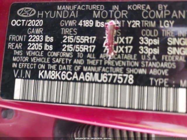 2021 HYUNDAI KONA SEL PLUS 9