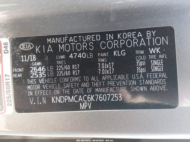 2019 KIA SPORTAGE LX 9