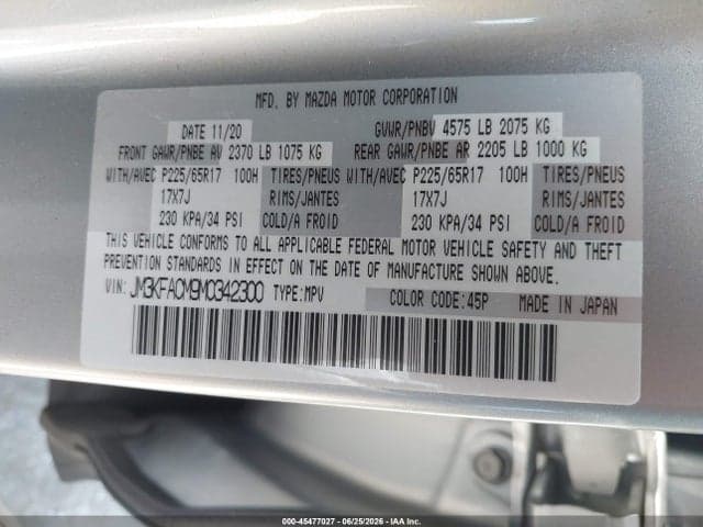 2021 MAZDA CX-5 TOURING 9