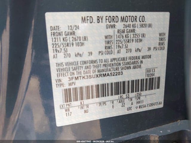2024 FORD MUSTANG MACH-E PREMIUM 9
