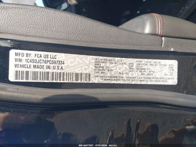 2023 DODGE DURANGO R/T PLUS AWD 9