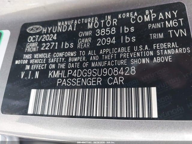 2025 HYUNDAI ELANTRA LIMITED 9