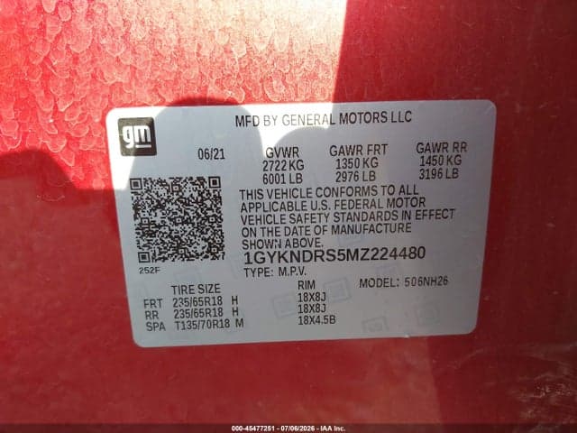 2021 CADILLAC XT5 AWD PREMIUM LUXURY 9